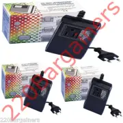 3-PACK 200 Watt Compact Voltage Converter Transformer 220v to 110v Step Down
