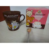 在飛比找蝦皮購物優惠-7-11 San-X 拉拉熊 Rilakkuma 馬克杯 點