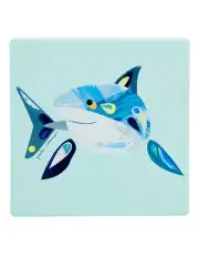 [Maxwell & Williams] Pete Cromer Ozzie Ocean Ceramic Square Coaster 9.5cm Shark