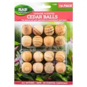Natural Cedar Moth Balls Jasmine Scented Non-Toxic Wardrobe Drawer Clothes - 32x