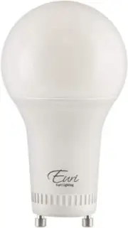 Euri Lighting LED A19 Bulb, 2700K, Dim, 11W 220° Beam Angle, 75 Watt Pack of 24