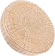 Alipis Japanese Style Straw Futon Cushion Tatami Floor Pillow Meditation Pad Patio Chair Seat Cover Handmade for Cozy Living Room