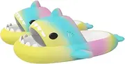 [XPKWS] Shark Slides for Women and Men Unisex Cloud Slippers Adult Novelty Beach Sandals with Thick Sole