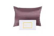 Royal Comfort Mulberry Silk Pillowcase Cover Twin Pack 51x76cm Malaga Wine