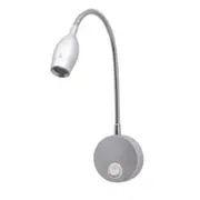 3W Flexible Goose Neck Warm White LED Reading Lamp Light