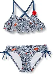 [Tuc Tuc] Baby Girl Kamogawa Toddler Two Piece Bikini, Blue