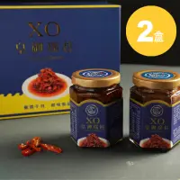 在飛比找momo購物網優惠-【大甲乾麵】XO皇御瑤柱禮盒．2盒入(干貝醬禮盒)