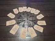 14 Skeleton Key Bottle Opener Wedding Party Favor- Thanks For Being Part Of Our