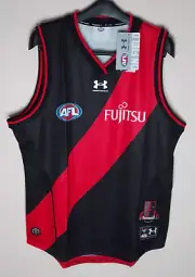 Authentic Under Armour Essendon Bombers Sleeveless Guernsey XL BNWT AFL