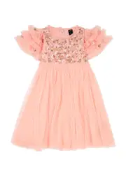 Needle & Thread Kids Posy Floral-embroidered Tulle Dress (3-9 Years) - Pink - 04YR (4 Years) 04YR (4 years)