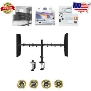 Dual Monitor Arm with Adjustable Stand for 13"-32" Displays - Ergonomic Solution