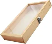 GARVALON Butterflies Display Case Vintage Specimen Display Case Wooden Specimen Showcase Specimen Frame Specimen Storage Case Butterflies Specimen Case Wooden Display Case