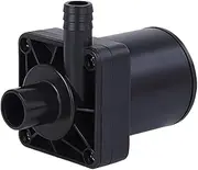 DC 12V Brus Water Pump Low Noise 0.79inch Inlet and 0.39inch Outlet Small Submers Booster Pump 700L/H 5m/16.4ft for Fish Tank Fountain Pool Pond Aquarium Solar Water Circulation Black 4212B 12V