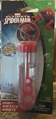 NEW Marvel Ultimate Spider-Man Dip & Blow Bubbles 2015 collectible
