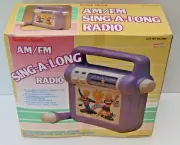 Vintage Radio Shack AM/FM Sing-a-Long Radio w microphone NRFB Tandy Corp sealed