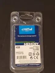 Crucial 4GB DDR3L 1.35V 1600MHz 204-Pin PC3L-12800 Dual Channel SO-DIMM Memory