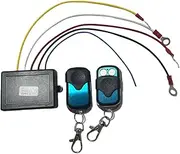 Wireless Winch Controller,Winch Remote Control Kit,Electric Winch Remote Control | 12V 24V Car Wireless Winch Electric Remote Control Kit