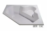 在飛比找蝦皮購物優惠-優質精品衛浴 RF540B五角型空缸(台灣製) 浴缸 壓克力