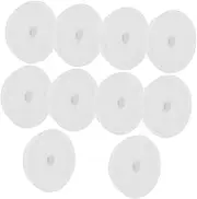 JECOMPRIS 10pcs Reusable Sticky Lint Roller Covers for Pet Hair Removal Roller Plug Accessories for Efficient Cleaning of Clothes Carpets and Car Seats