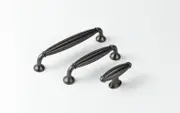 KT&CO Kitchen drawer handles hampton style gunmetal grey Launceston