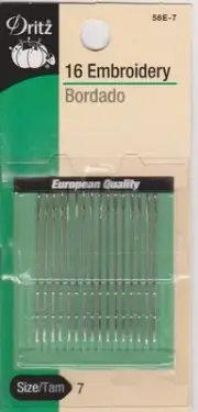 Dritz hand embroidery needles D56-E