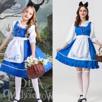 在飛比找蝦皮商城精選優惠-（） 萬圣節服裝 愛麗絲仙境服成人兒童女仆藍色cosplay