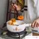 奶鍋 樹可琺瑯 EatWell日式雪平鍋18cm家用泡面鍋電磁爐用小奶鍋搪瓷鍋 【林之舍】