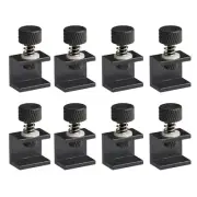 8 Pieces 3D Printer Glass Bed Clips Clamps Adjustable Fixed Clips for Ender