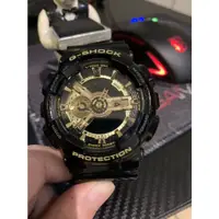 在飛比找蝦皮購物優惠-【CASIO 卡西歐】經典黑*金 G-SHOCK 抗震 GA