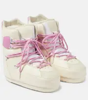 [Moon Boot] Moon Boot Snowboard Sneaker Mid snow boots UK 6 beige