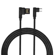 Golf 90 Degree Reversible 2.4A Micro USB Fast Charging Cable 1m For Xiaomi Redmi Note 4X S7 S6 32 GOLD