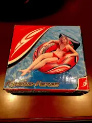 2008 Bestway 48” Hydro-force Pool Float Ring. New In Box.Backrest/ Drink Holder