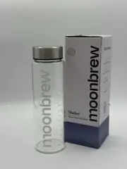 MoonBrew DLX 16oz Glass Shaker Bottle Heat Leak Resistant