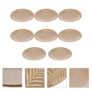 8 Pcs Paper Tray Family Dinner Tableware Special Occasion Baby