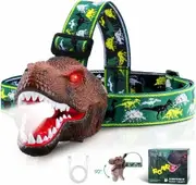 Rechargeable Headlamp for Boys or Girls for Halloween, Christmas