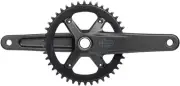 microSHIFT Sword 1x Crankset - 170mm, 10-Speed, 42t, 110 Asym BCD, 24mm Spindle