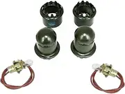 AEspares Mb Gpw Cj Map Reading Dashboard In & Out Light Pair + Bulb