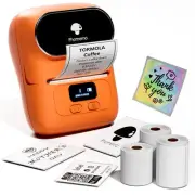 M110 Label Maker- Mini Portable Bluetooth Thermal Label Printer for Clear Lab...