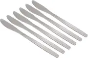 Argon Tableware Economy Stainless Steel Dinner Knives - 22cm - Pack of 6 - Si...
