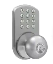 New MiLocks Satin Nickel Bluetooth Generation 1 Deadbolt Model BLEF-02SN