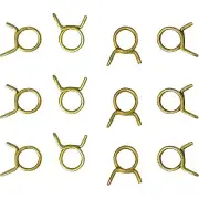 Helix Hose Clamps - Self-Tensioning - Double Wire - 7/16" - 50 Pack 111-1850