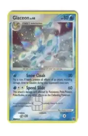 Glaceon Pokemon Debut Credit Card Skin / Decal Small Chip Holographic