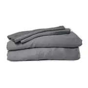 Slate Bamboo Bed Sheet Set - Queen - Premium Quality