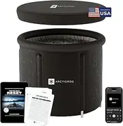 ARCTICPOD XL Premium Ice Bath for Athletes - 110 Gallon Cold Plunge Tub with 6 Layer Insulation for Prolonged Cooling - Portable, Lightweight and Durable.