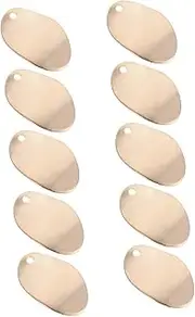 TEHAUX Metal Jewelry Making Pendants 10pcs DIY Charms Gold Plating Versatile for Necklace Earring DIY Jewelry Kit