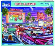 Drive-In Movies 1000 piece jigsaw puzzle by White Mountain 760mm x 610mm