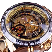 在飛比找蝦皮購物優惠-手錶 T-WINNER Winner 鏤空男士全自動機械錶 