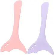 Mikinona Makeup Tools Eyeliner Aid Lipstick Application Aid Silicone Material for Easy Cleaning