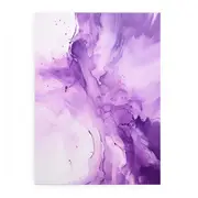 Abstract Purple Painting Canvas Print