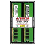 A-Tech 16GB Kit 2x 8GB 2Rx8 PC4-19200E ECC UDIMM DDR4 2400 MHz Server Memory RAM